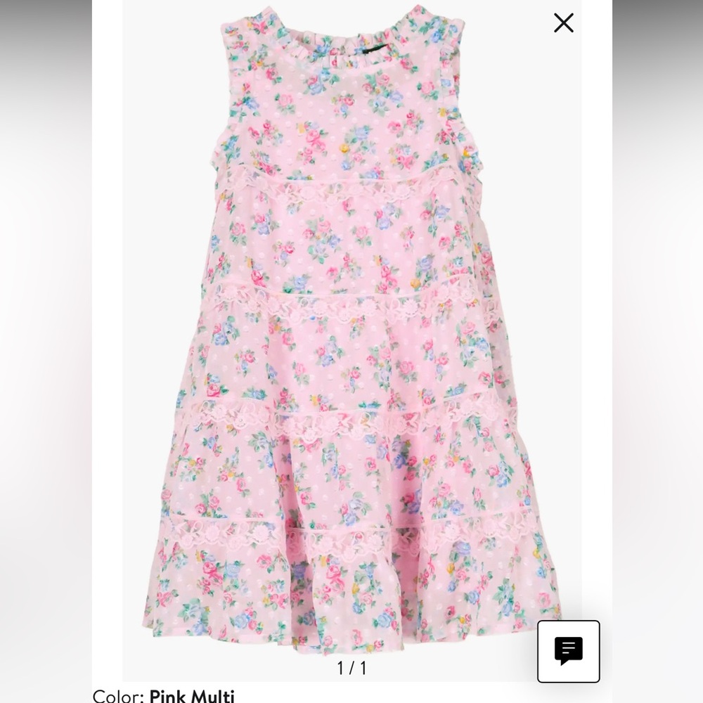 Zunie’s floral tier dress- kids size 8